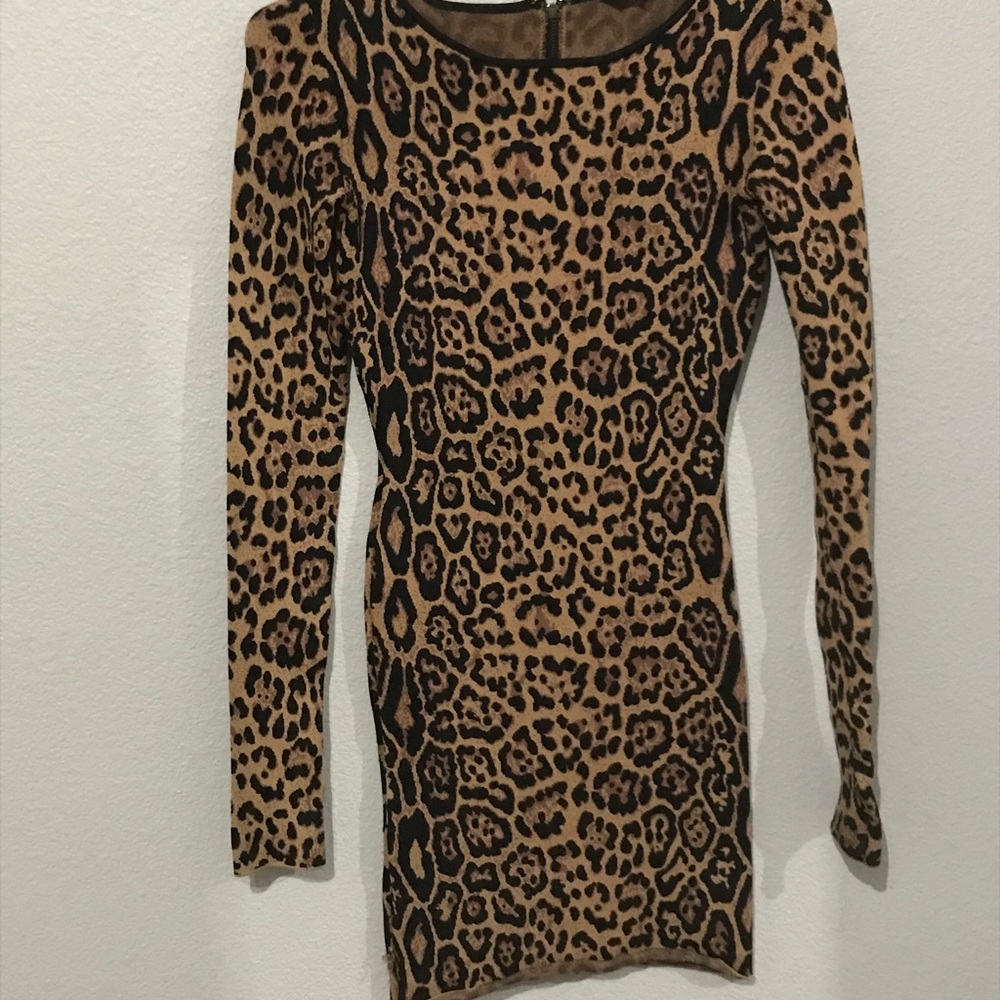 Cheetah Long Sleeve Dress